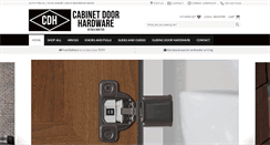 Desktop Screenshot of cabinetdoorhardware.com